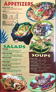 Image result for Mexican Food Menu