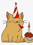 Image result for Birthday Cat Cartoon