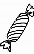 Image result for Candy Wrapper Clip Art Black and White