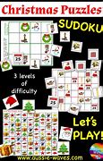 Image result for Printable Christmas Sudoku Puzzles