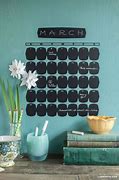 Image result for Decorate Chalkboard Calendar