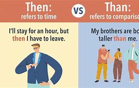 Image result for And Then or Than