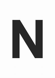 Image result for Printable Alphabet Letter N