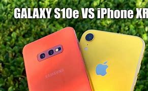 Image result for Galaxy S10 vs iPhone XR