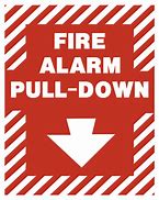 Image result for Lock Down Alarm Sign