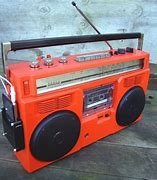 Image result for Boombox with Panasonic TR 1200X TV