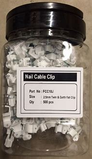 Image result for Plastic Cable Clips