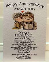 Image result for Audacious Anniversary Cards for Husband