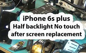 Image result for iphone 6s plus half screen