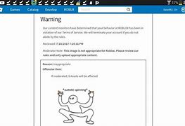 Image result for Roblox Warn
