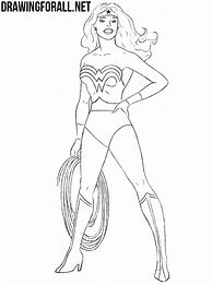 Image result for Wonder Woman Line Art