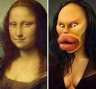 Image result for Mona Lisa Now Funny Plastic Surgery