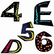 Image result for Letters and Numbers Clip Art