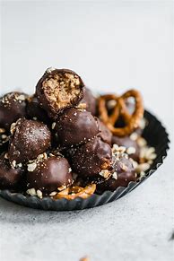 Image result for Cherry Truffle Covered Peanut Butter Pretzels