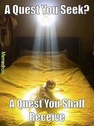 Image result for On a Quest Meme Cat