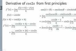 Image result for Differentiation of Cos 2 X