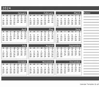 Image result for Simple 12 Month Calendar 2024