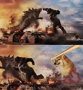 Image result for Godzilla Vs. Kong Doge Meme