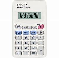 Image result for Sharp Pocket Calculator