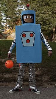 Image result for Robot Costume Silver