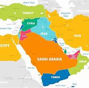 Image result for The Middle East Countries Map