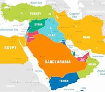 Image result for Middle East Region Map