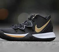 Image result for Kyrie 5 Black and Gold