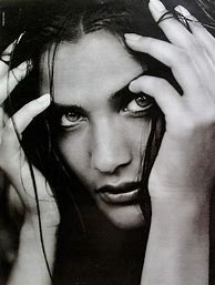 Image result for Helena Christensen Black and White Photo Shoot