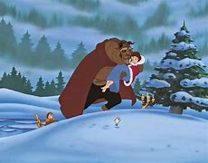 Image result for Disney Beauty and the Beast Christmas