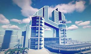 Image result for Minecraft Futuristic Skyscraper