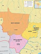 Image result for Mapa Da Região Centro Oeste