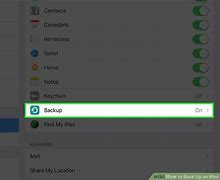 Image result for Backing Up iPad