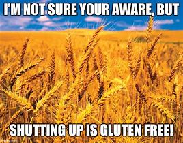 Image result for Gluten Free Meme