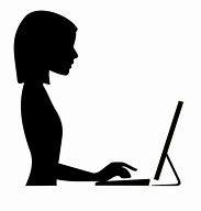 Image result for Person Typing on Computer Icon