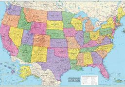 Image result for United States Wall Map
