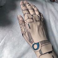 Image result for Robot Hand Tattoo