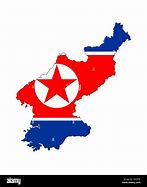 Image result for North Korea Flag Map