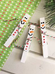 Image result for Clothespin Snowman Craft