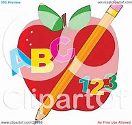 Image result for ABC Apple Clip Art