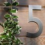 Image result for Stainless Steel House Numbers
