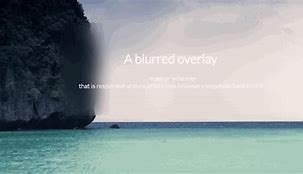 Image result for Blur Overlay
