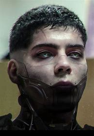 Image result for Rugged Face Male Cyberpunk