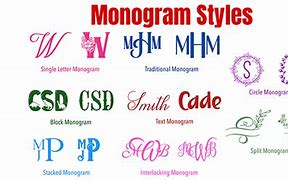 Image result for Free Monogram Script Font