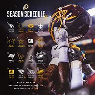 Image result for Washington Redskins 2018 Schedule Printable