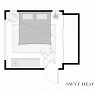 Image result for Square Bedroom Layout