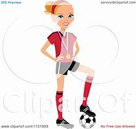 Image result for Most Improved Award Soccer Girl Clip Art