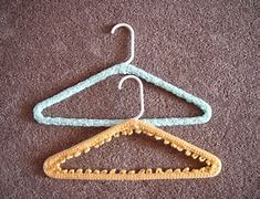 Image result for Clothes Hanger Cover Crochet Patterns