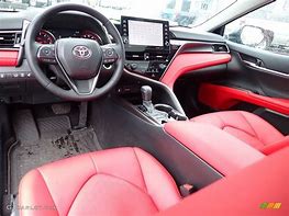 Image result for White 2018 Toyota Camry XSE V6 Interior