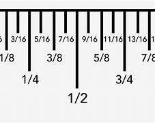 Image result for 1 16 On a Ruler