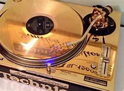 Image result for Gold Turntable